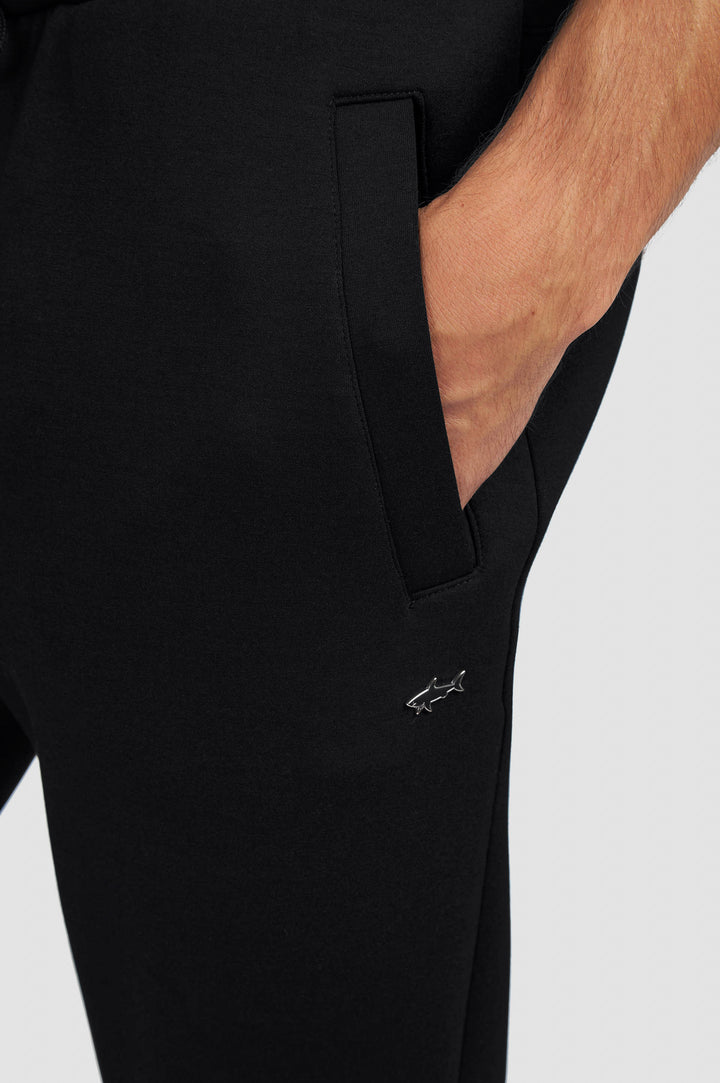Paul & Shark Metal Shark Tech Fleece Joggers | Black