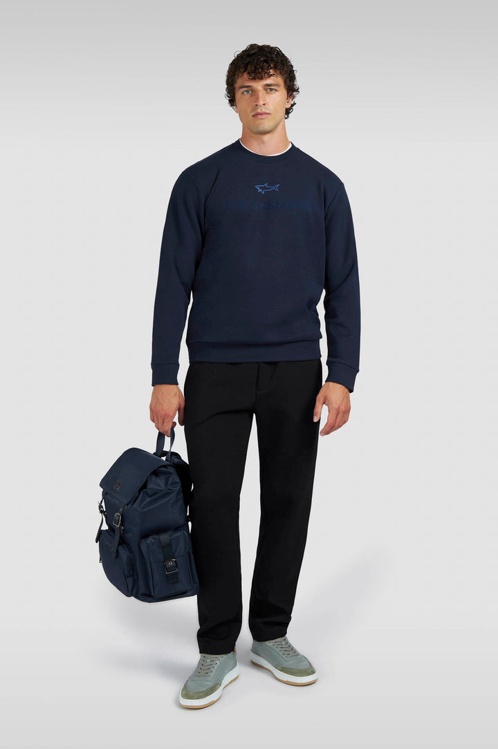 Paul & Shark Metal Shark Tech Fleece Joggers | Black