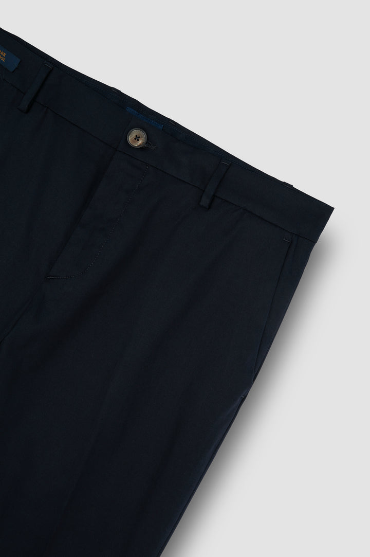 Paul & Shark Dynamic Wool Regular Fit Chino with Shark Fin | Navy