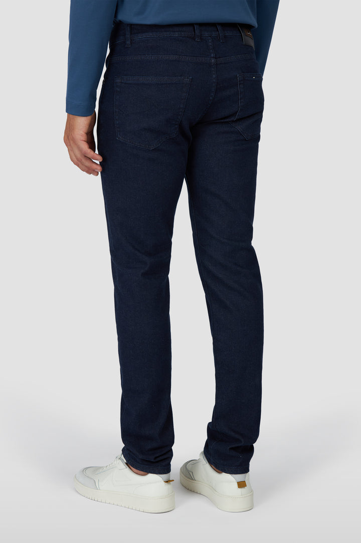 Paul & Shark Winter Giza Cotton Stretch Denim | Navy