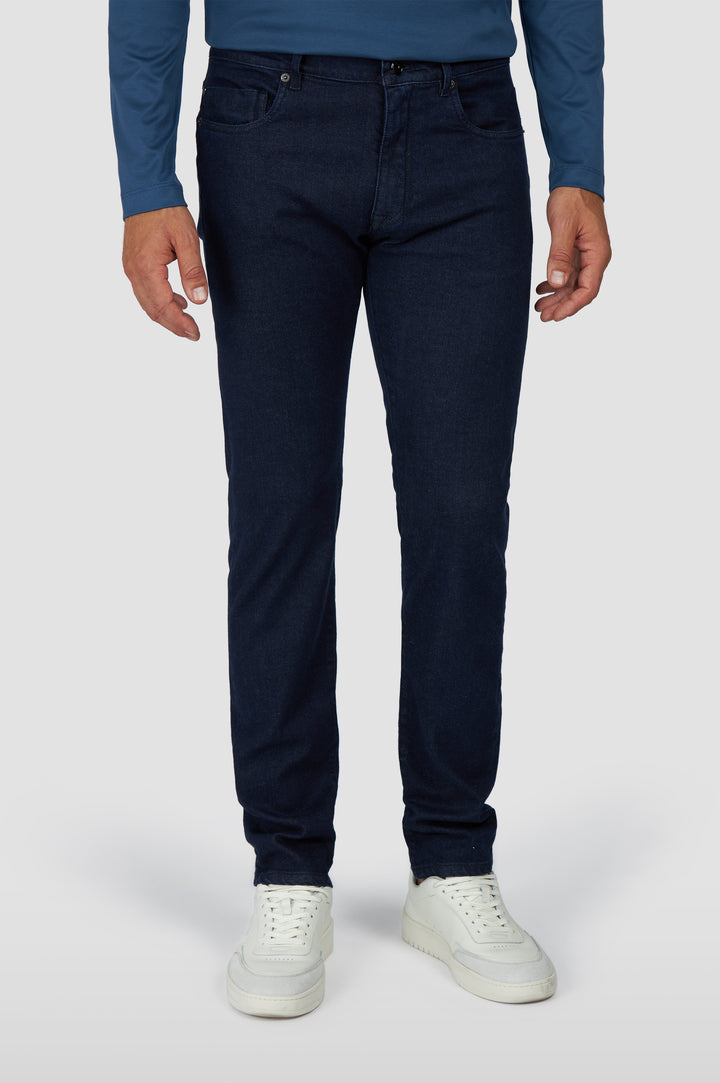 Paul & Shark Winter Giza Cotton Stretch Denim | Navy