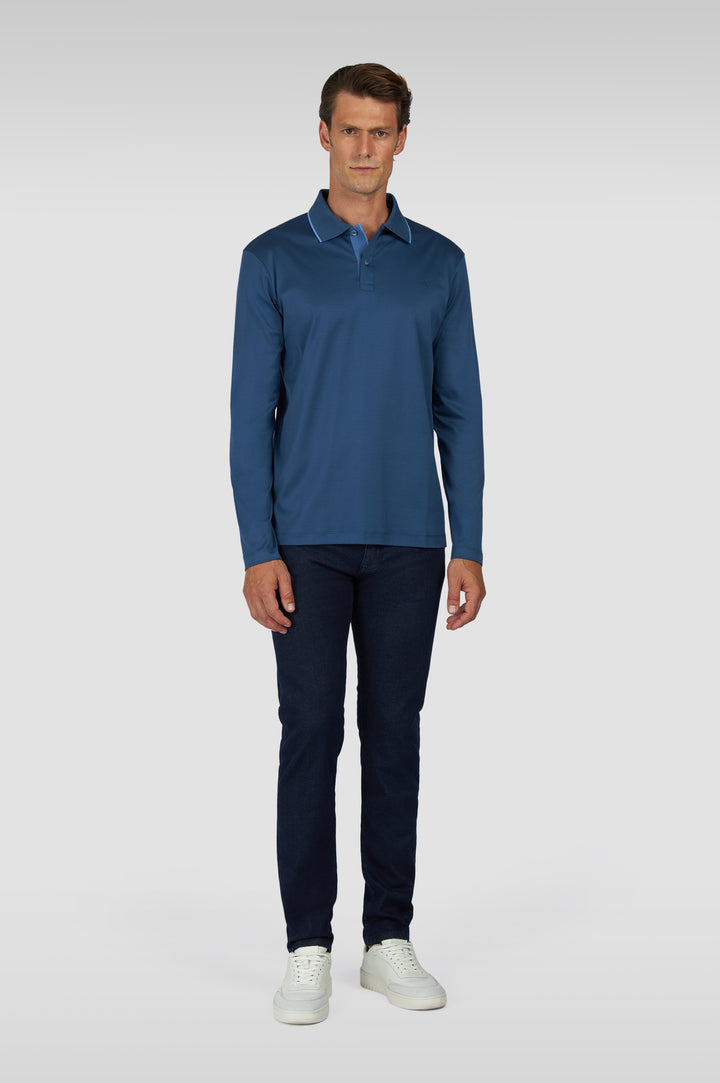 Paul & Shark Winter Giza Cotton Stretch Denim | Navy