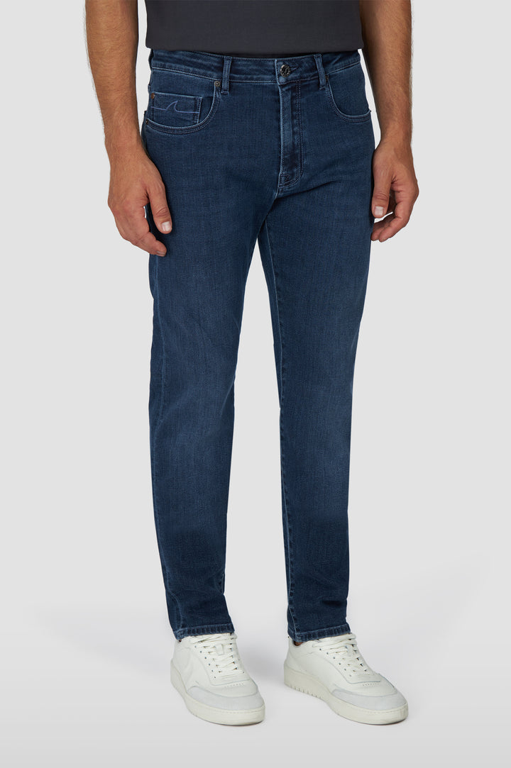 Paul & Shark Comfort Rivet Stretch Denim | Navy