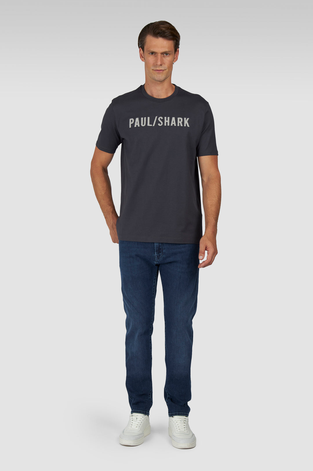 Paul & Shark Comfort Rivet Stretch Denim | Navy