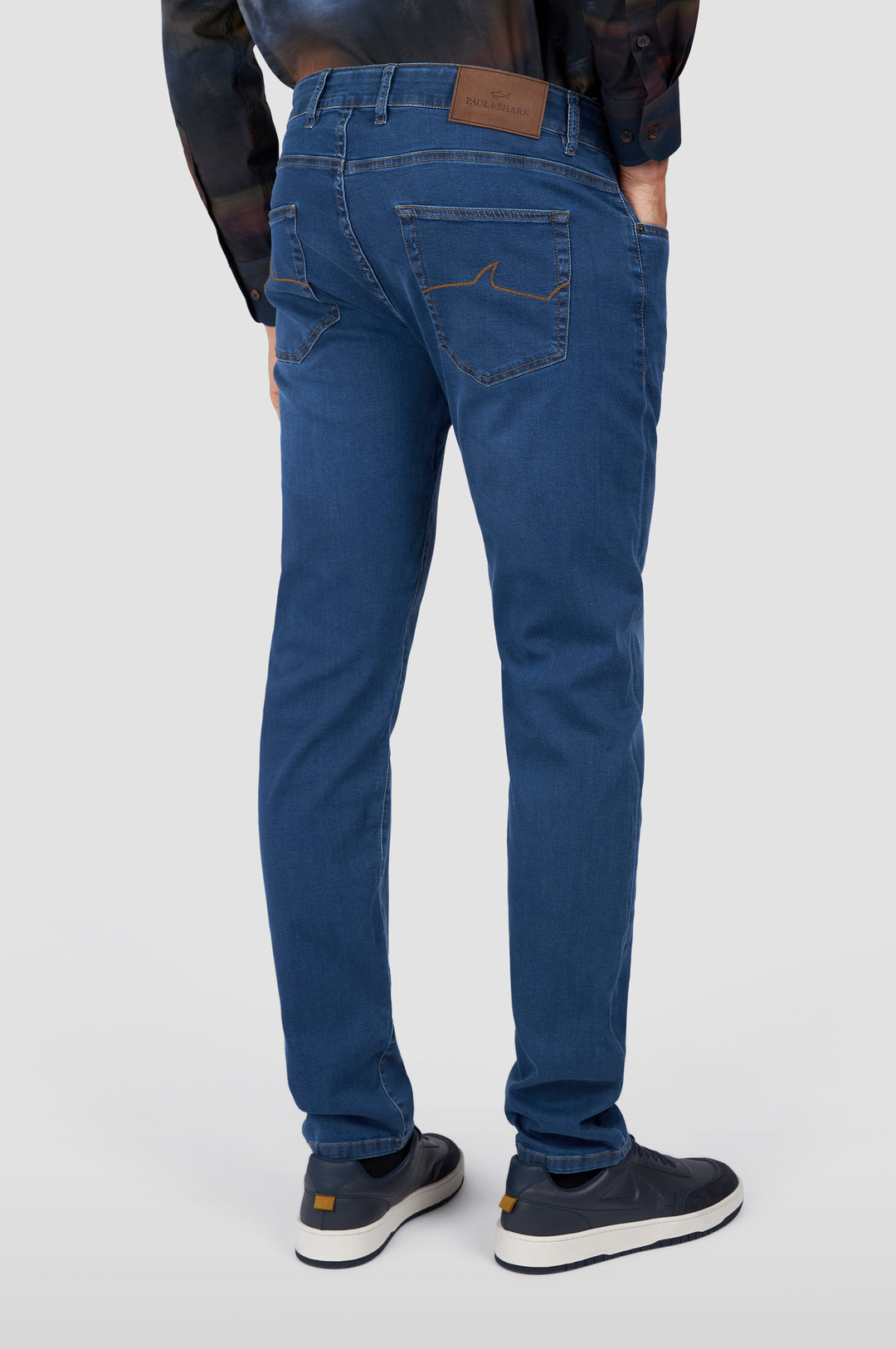 Paul & Shark Giza Cotton Stretch Denim | Navy