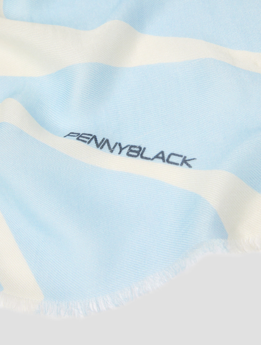 PennyBlack Printed Modal Stole | Blue Palms