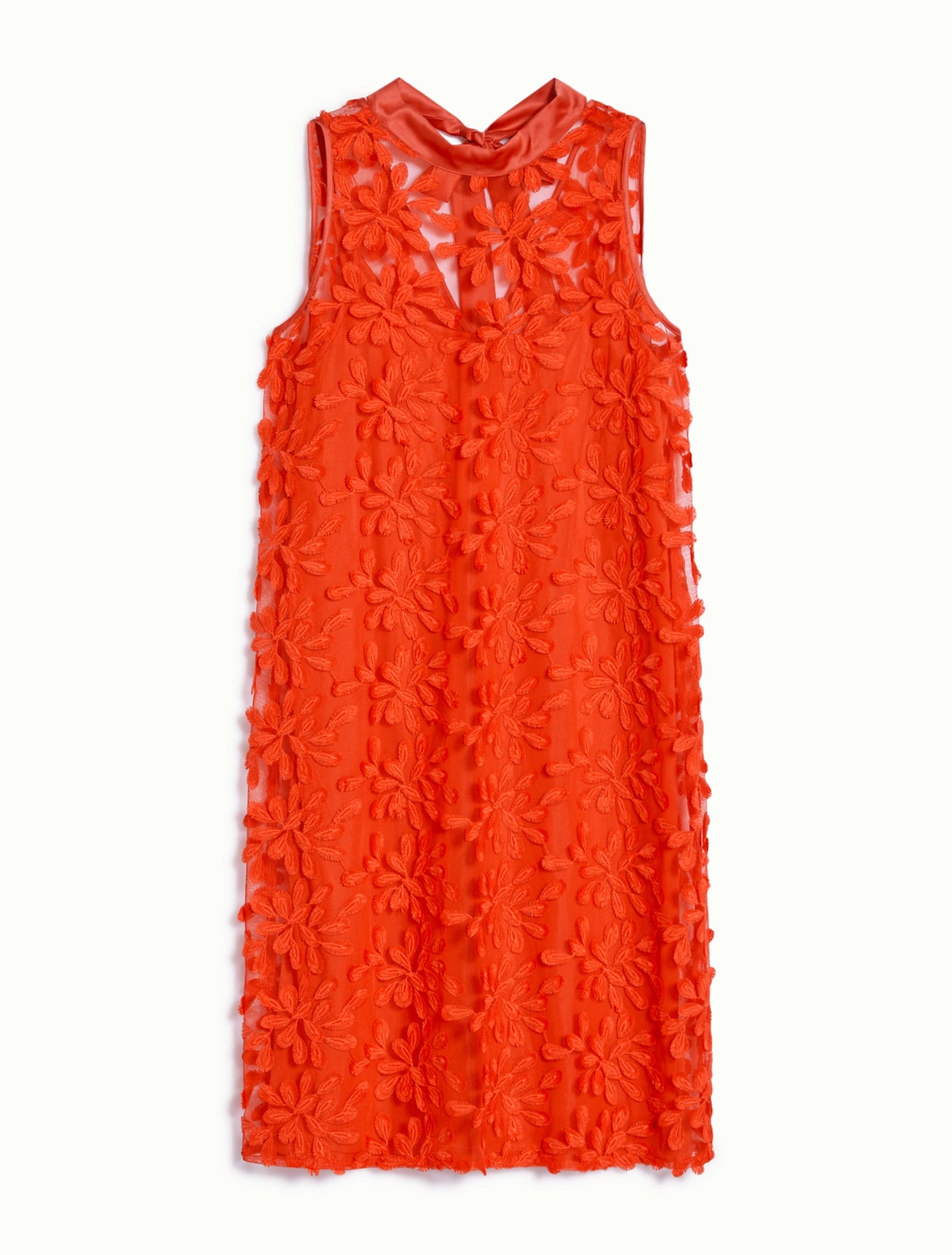 PennyBlack Embroidered Tulle Dress | Coral