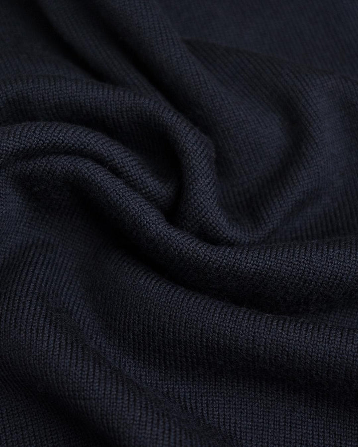 Paul & Shark Velvet Soft Cool Touch Wool Crewneck | Navy
