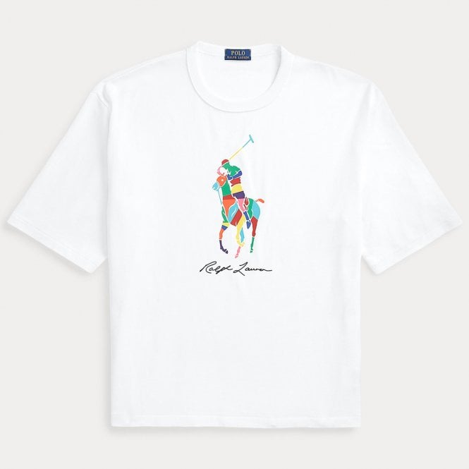 Ralph Lauren Relaxed Fit Big Pony Jersey T-Shirt | White