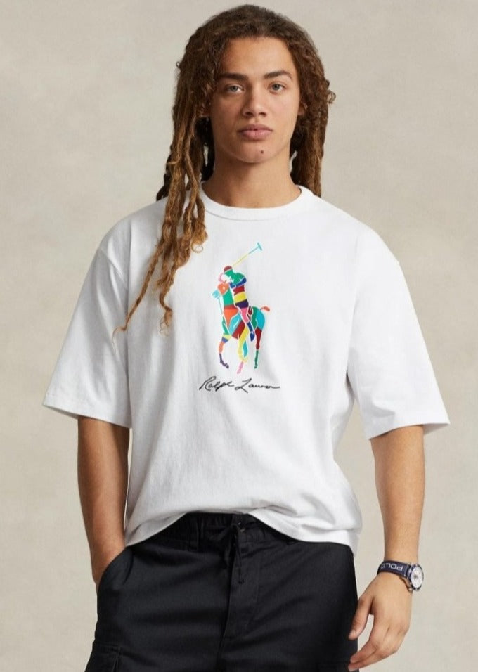 Ralph Lauren Relaxed Fit Big Pony Jersey T-Shirt | White