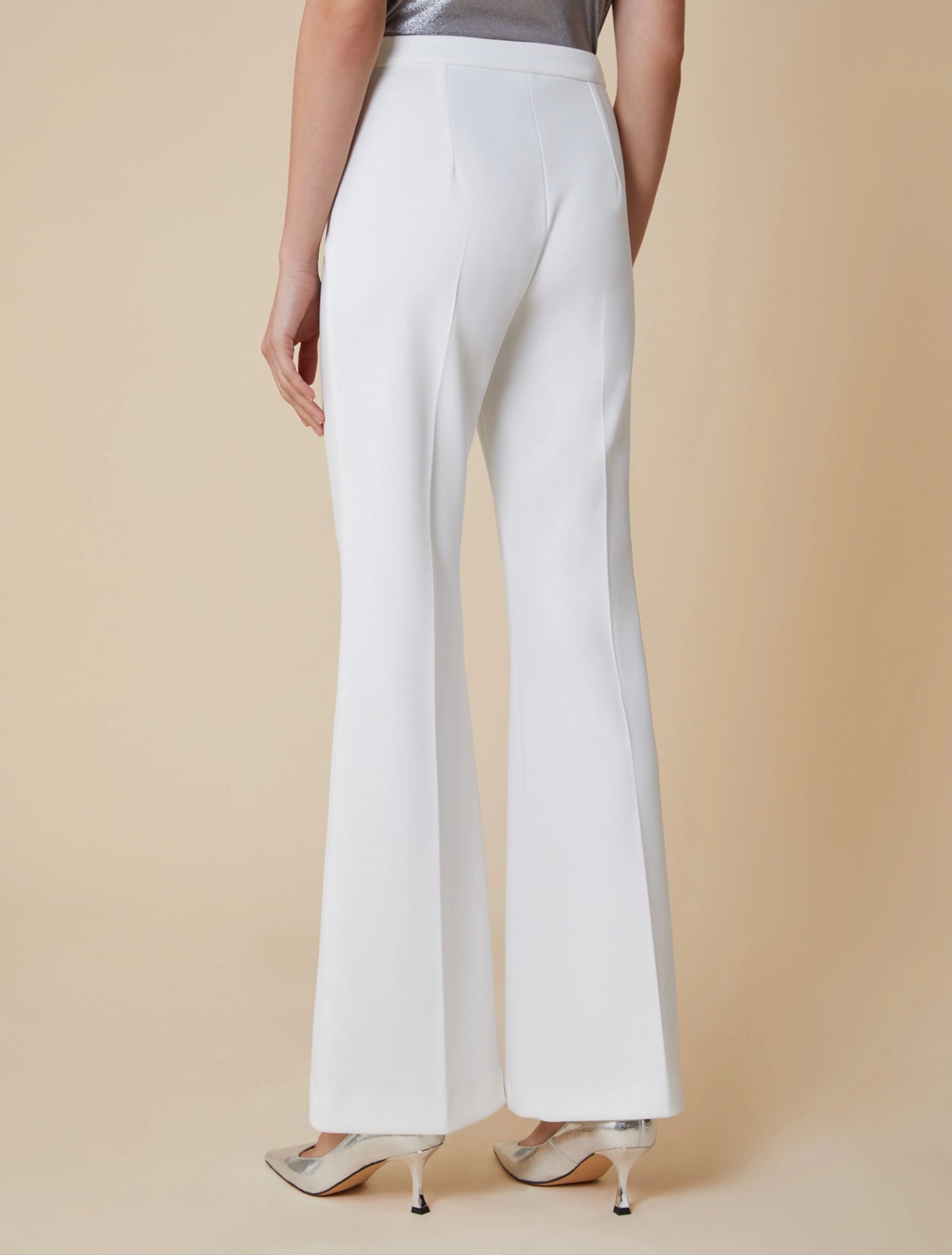 PennyBlack Crepe Jersey Trousers | White