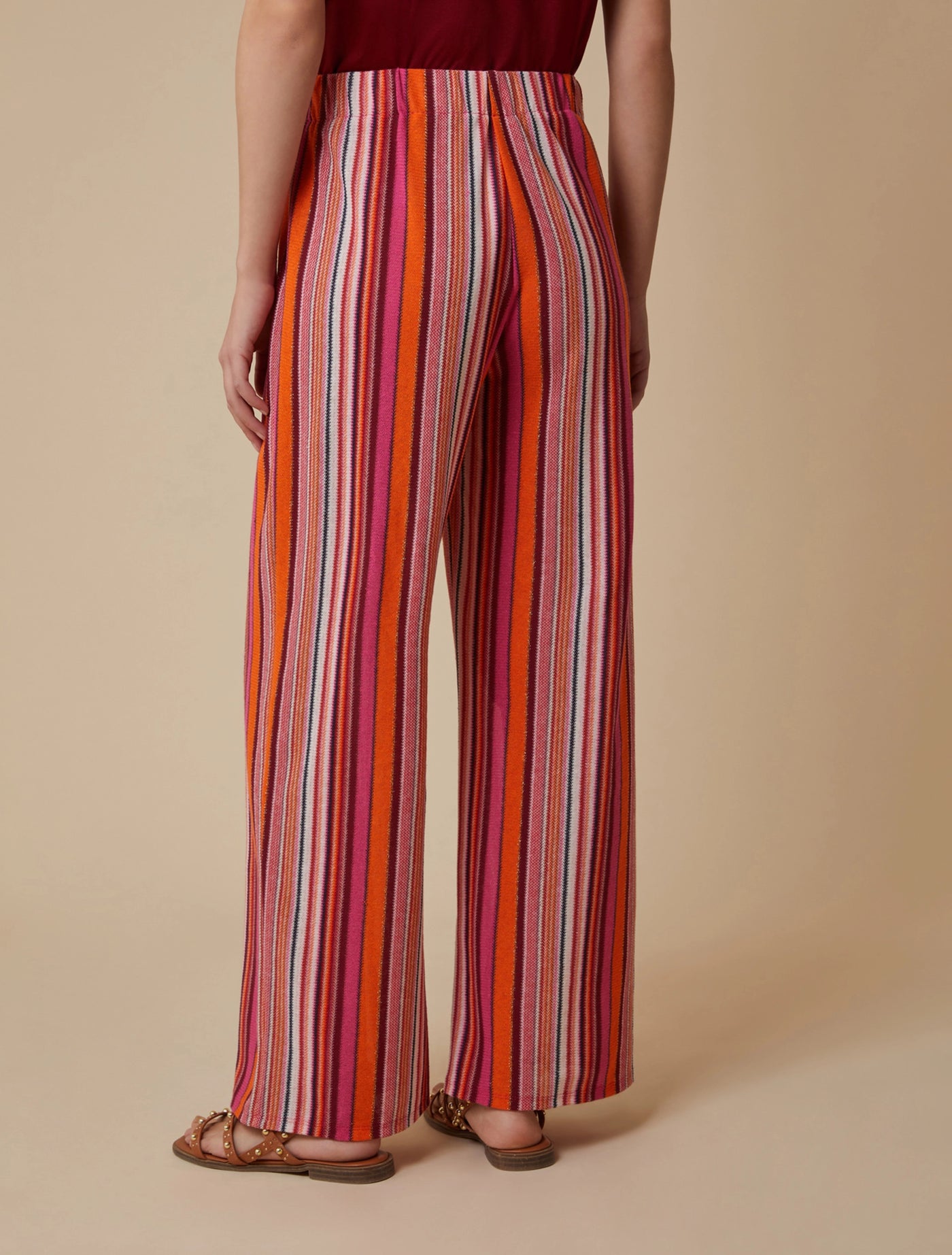 PennyBlack Trousers with Stripes | Fuchsia Multi