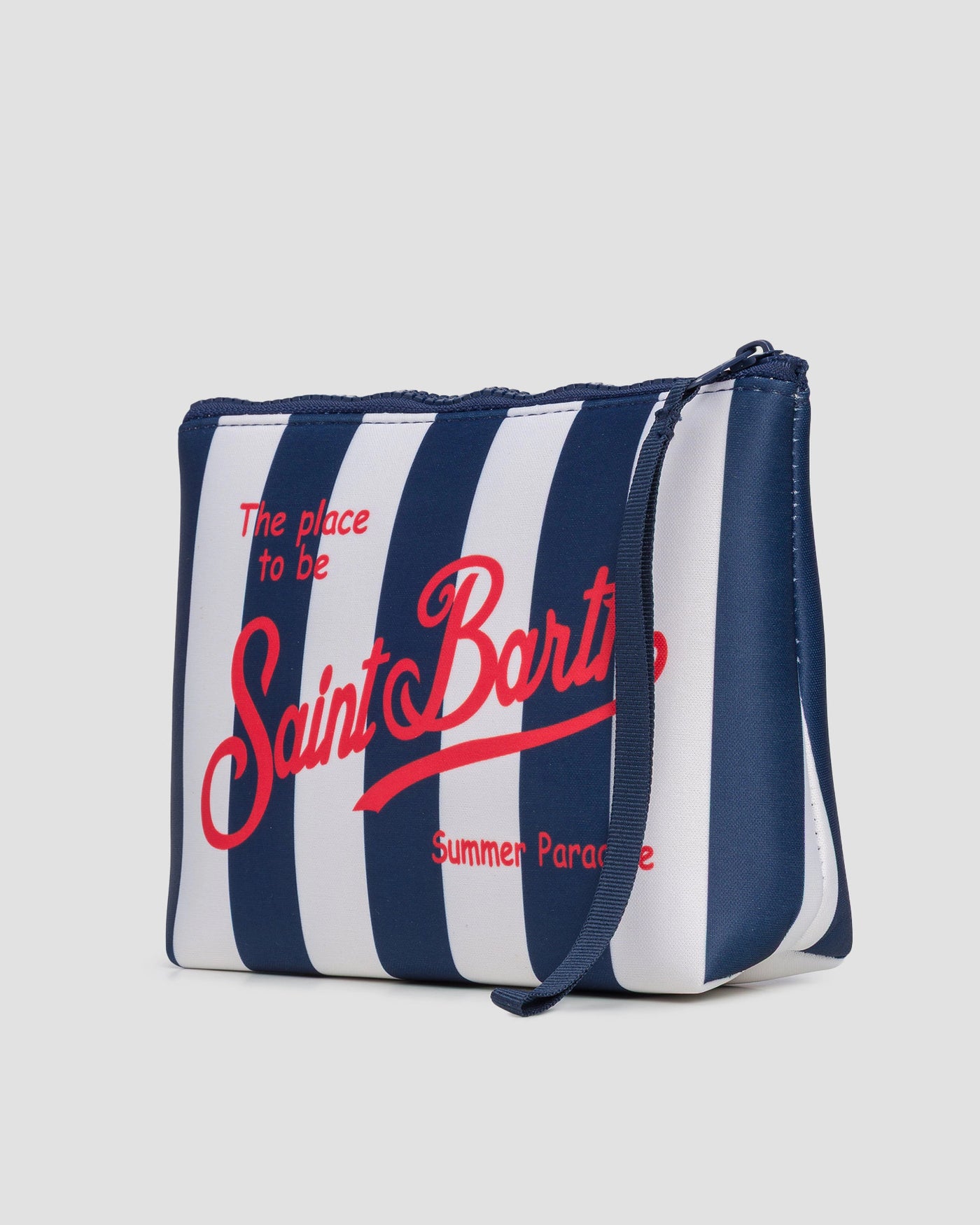 MC2 Saint Barth Aline Pochette Handbag | Navy/White