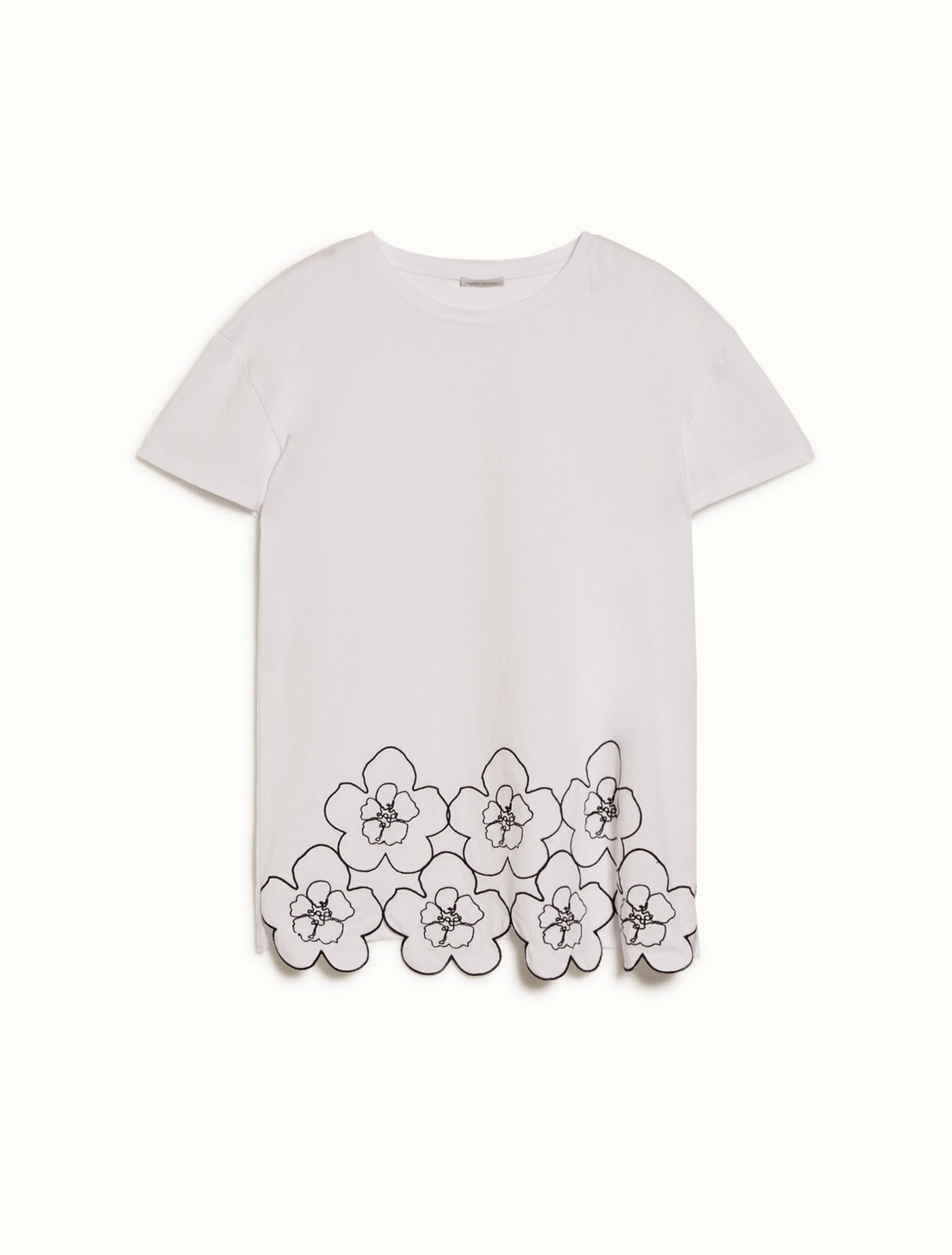 PennyBlack Embroidered Cotton T-shirt | White