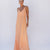 Never Needy Maxi Dress with V Neck | Apricot