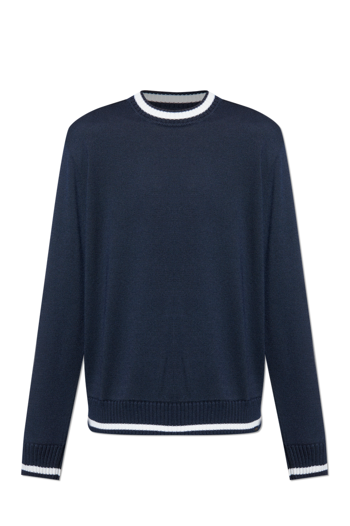 Paul & Shark Cool Touch Wool Crewneck | Navy
