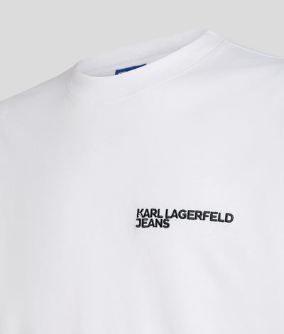 Karl Lagerfeld Logo Slim Fit T-shirt | White