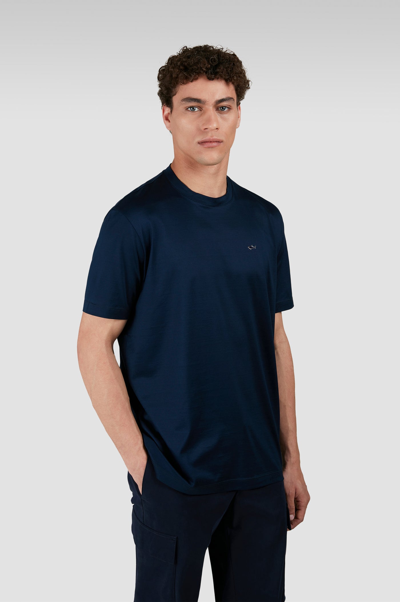 Paul & Shark Perle Cotton T-shirt | Navy