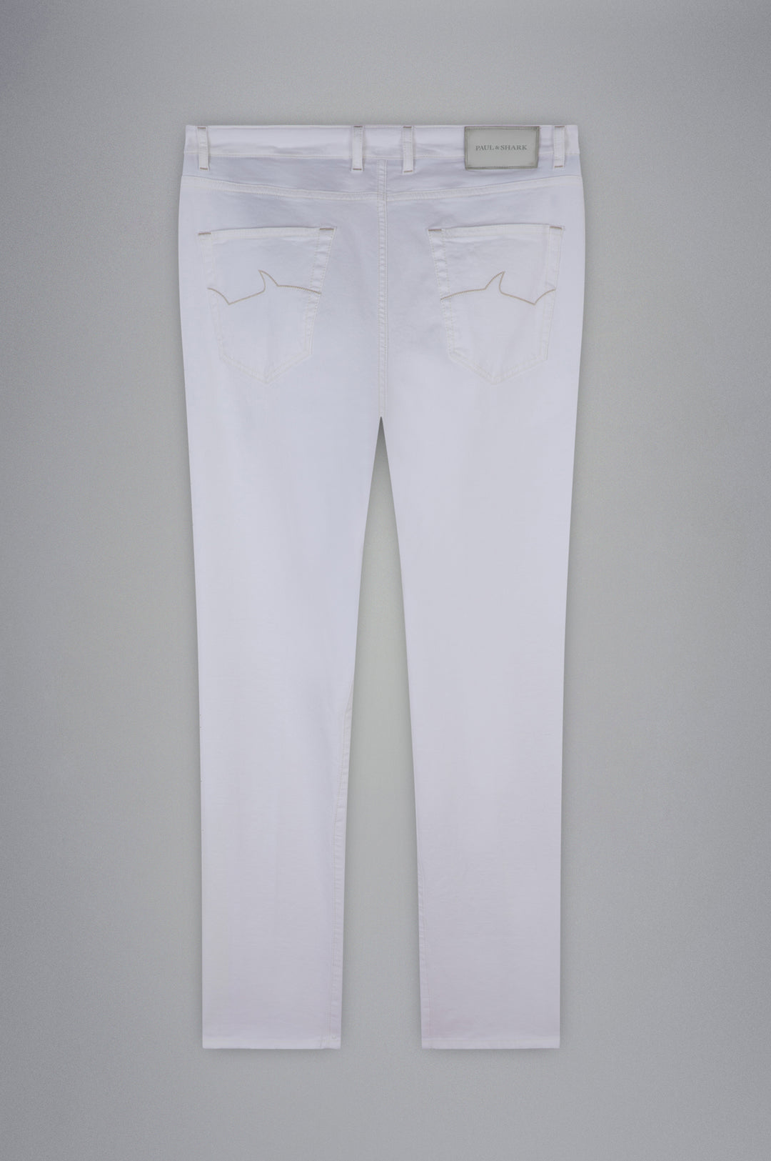 Paul & Shark White Rivet Stretch Jeans | White