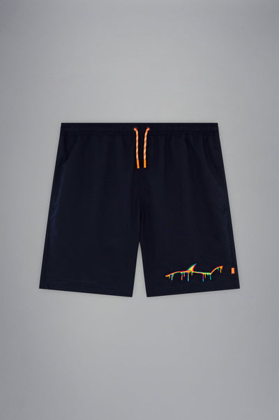 Paul & Shark Save the Sea Embroireded Swim Shorts | Navy