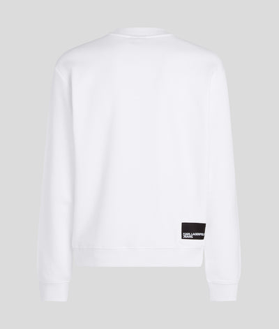 Karl Lagerfeld Logo Sweatshirt | White