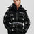 Karl Lagerfeld Long Belted Puffer Jacket | Black