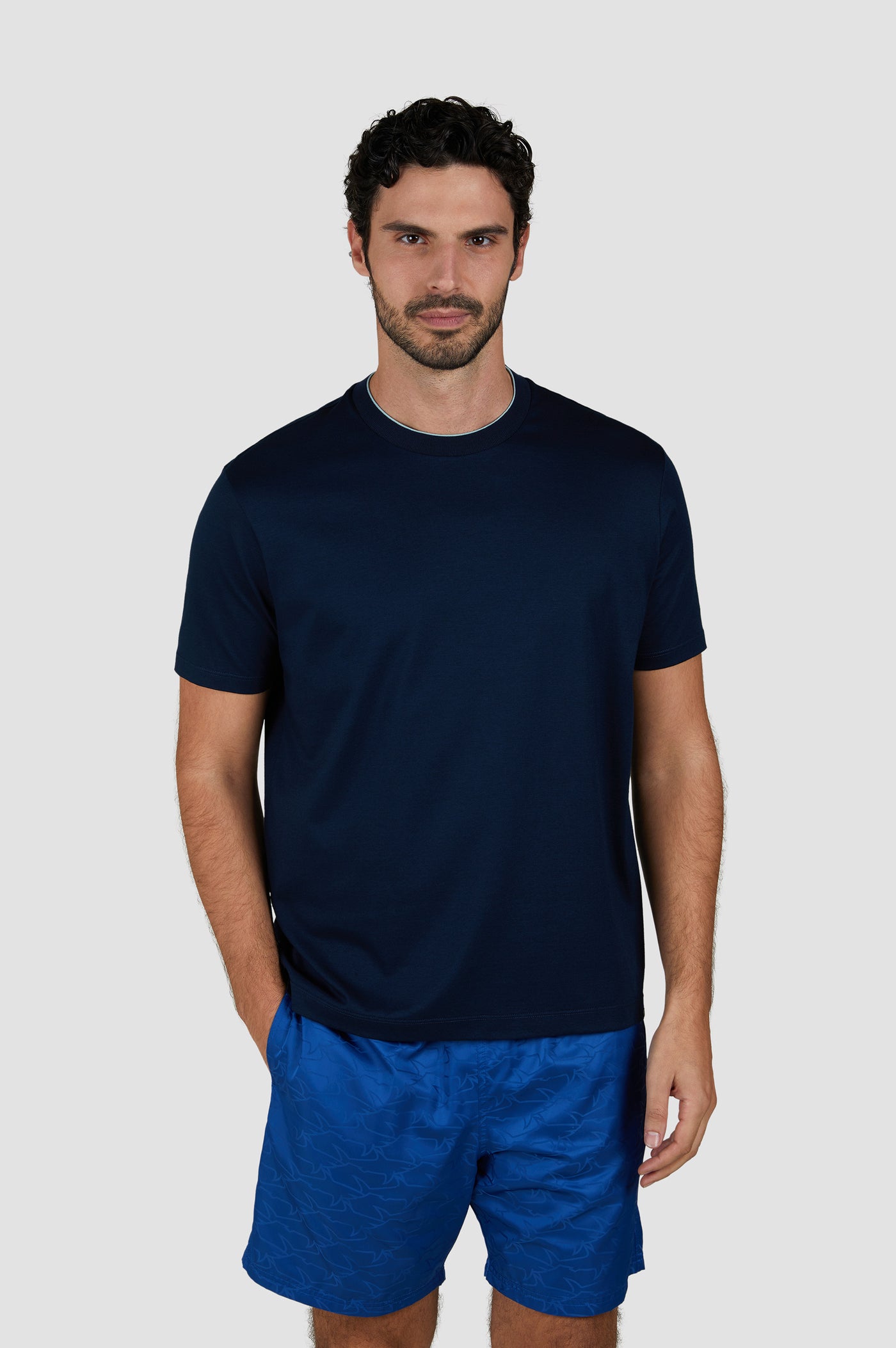 Paul & Shark XSoft Cotton Lyocell T-shirt | Navy