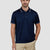 Paul & Shark Double Mercerised Jersey Cotton Polo Shirt | Navy