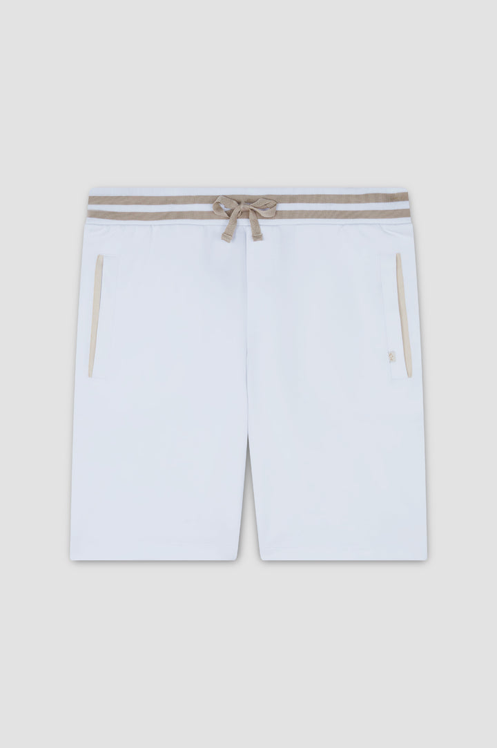 Paul & Shark XSoft Fleece Cotton Shorts | White