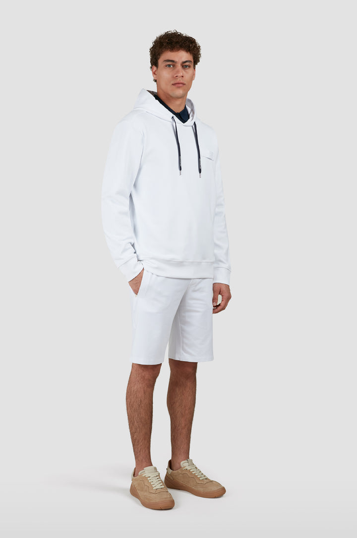 Paul & Shark XSoft Fleece Cotton Shorts | White
