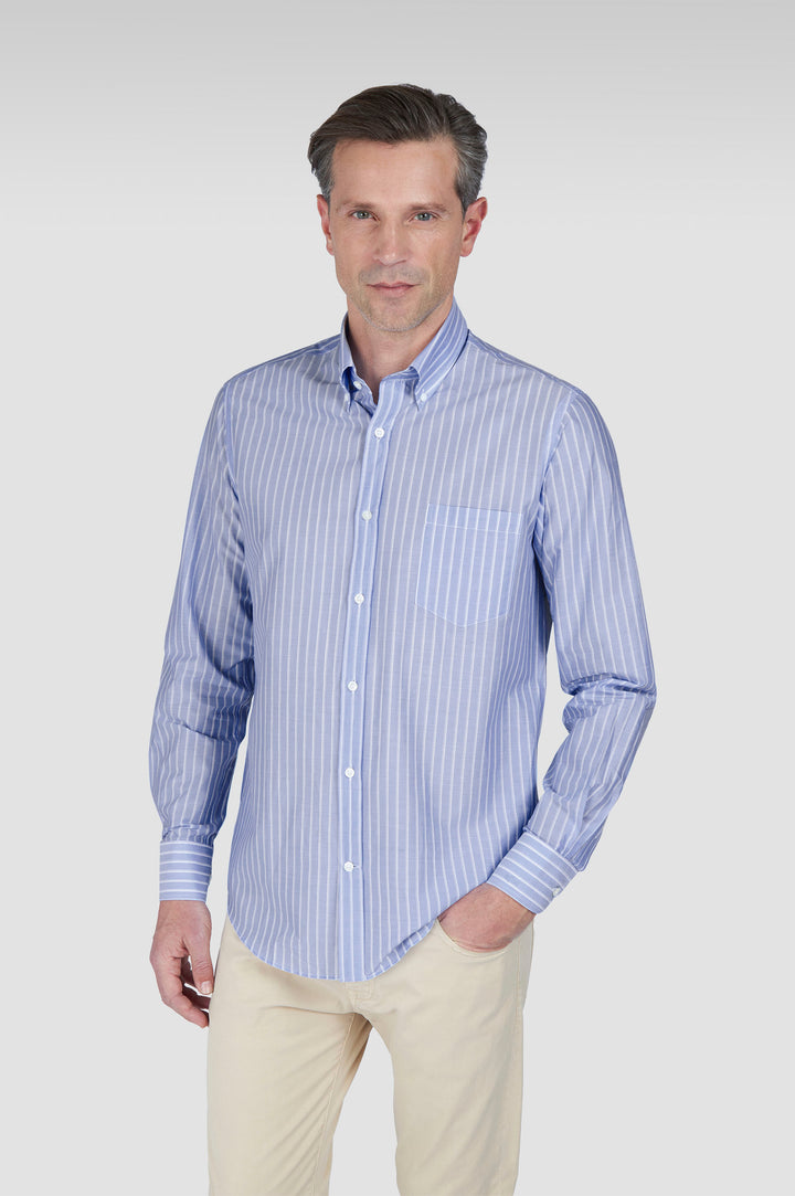 Paul & Shark Cotton Summer Breeze Shirt | Light Blue