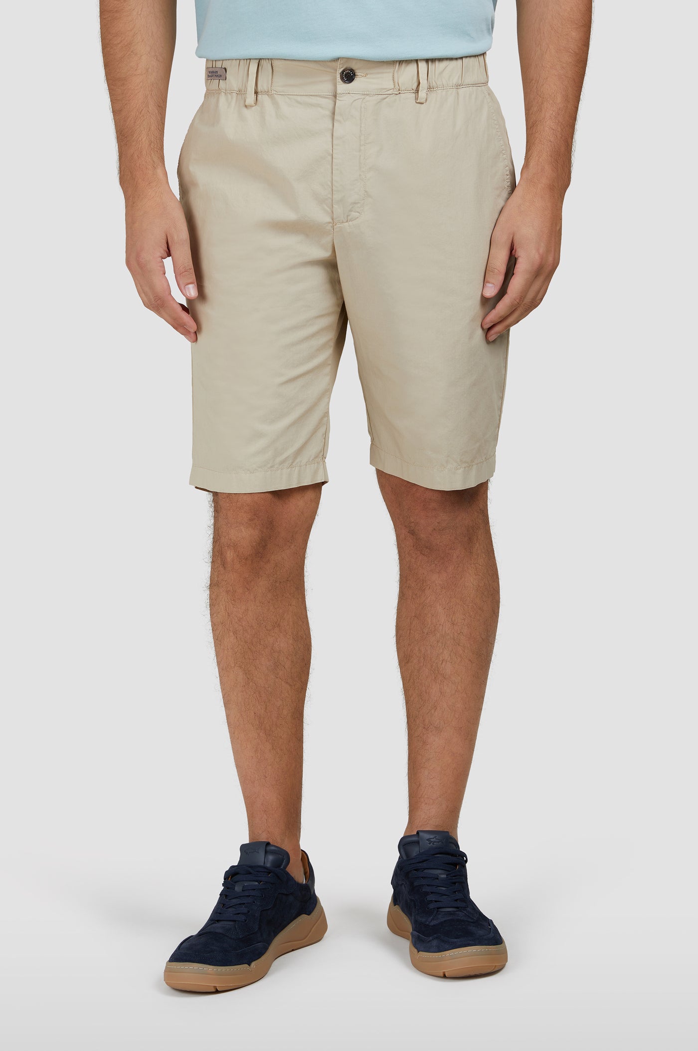 Paul & Shark Ultralight Popeline Cotton Bermuda | Beige