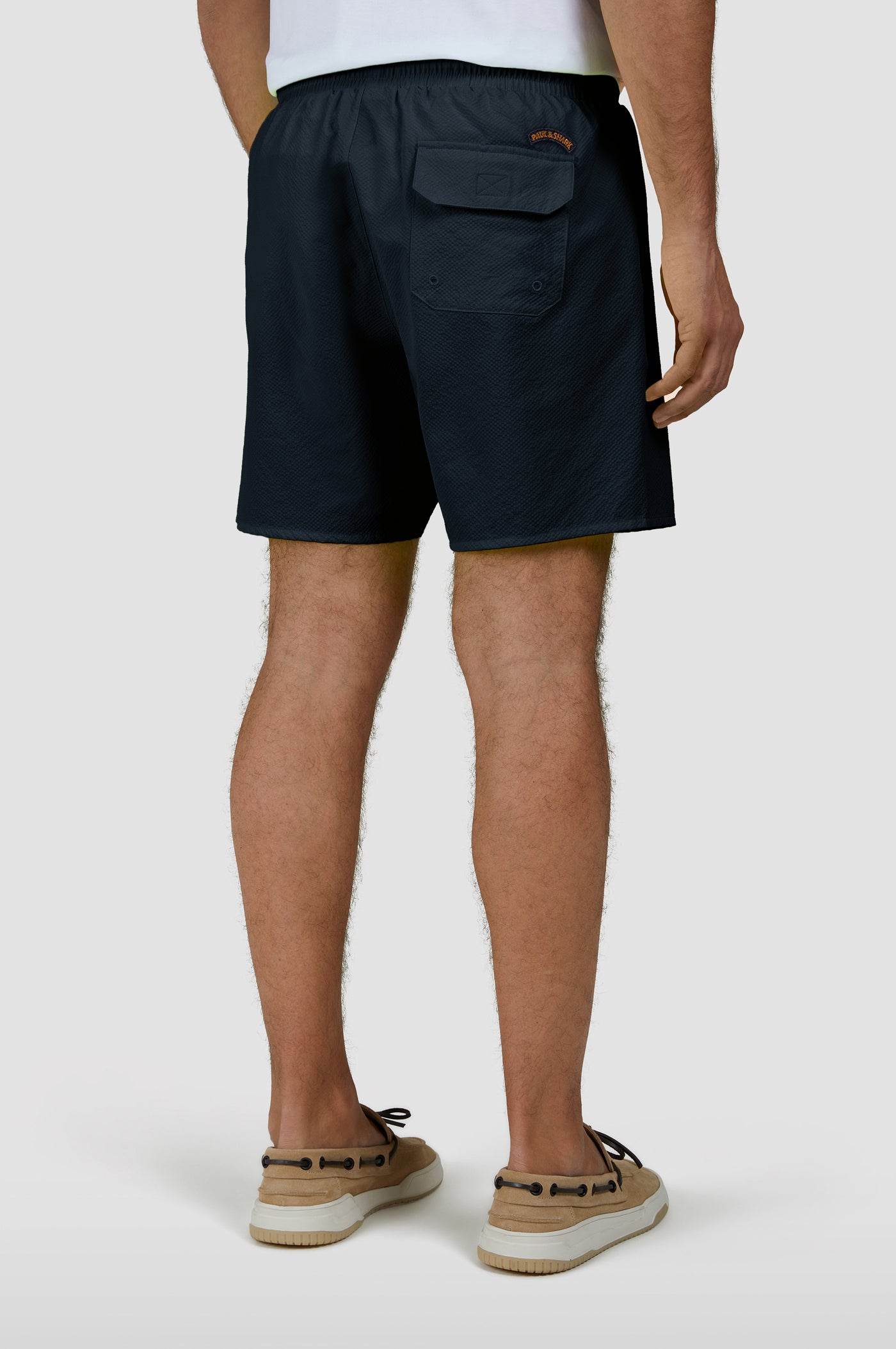 Paul & Shark Swim Shorts with Badge | Navy