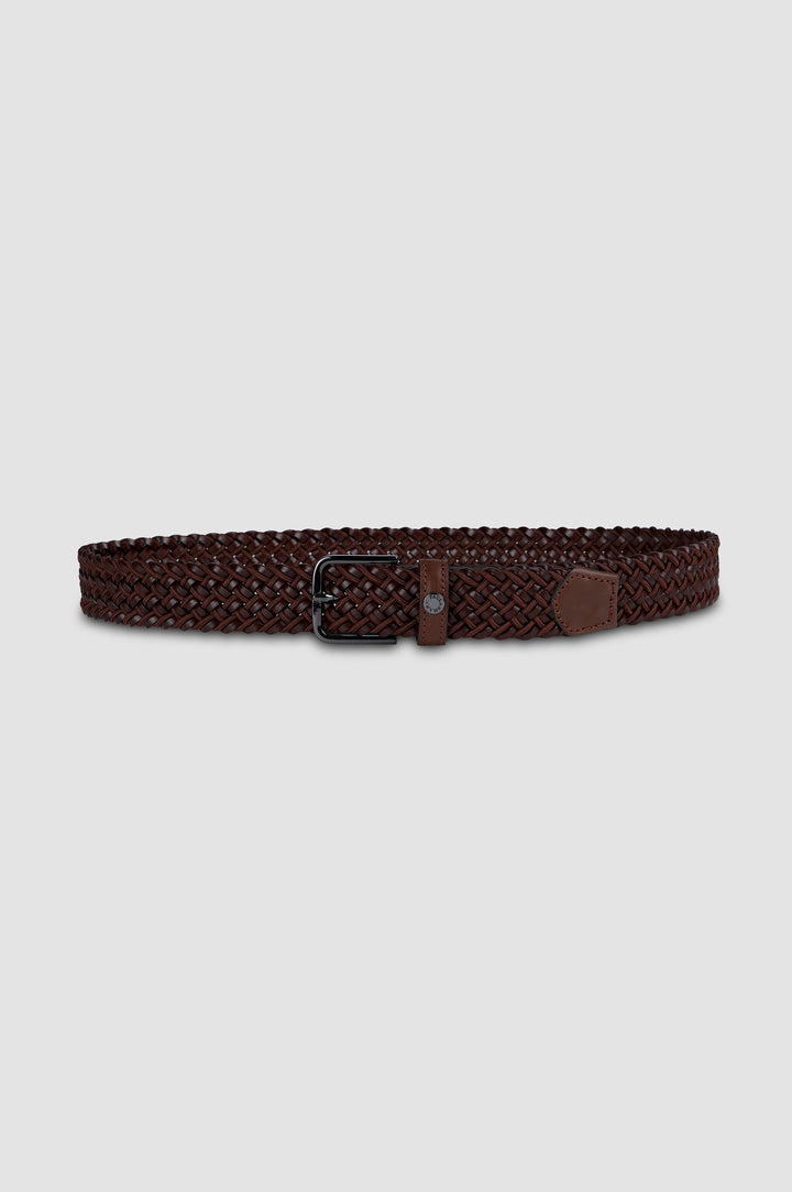 Paul & Shark Woven Elastic Belt | Brown
