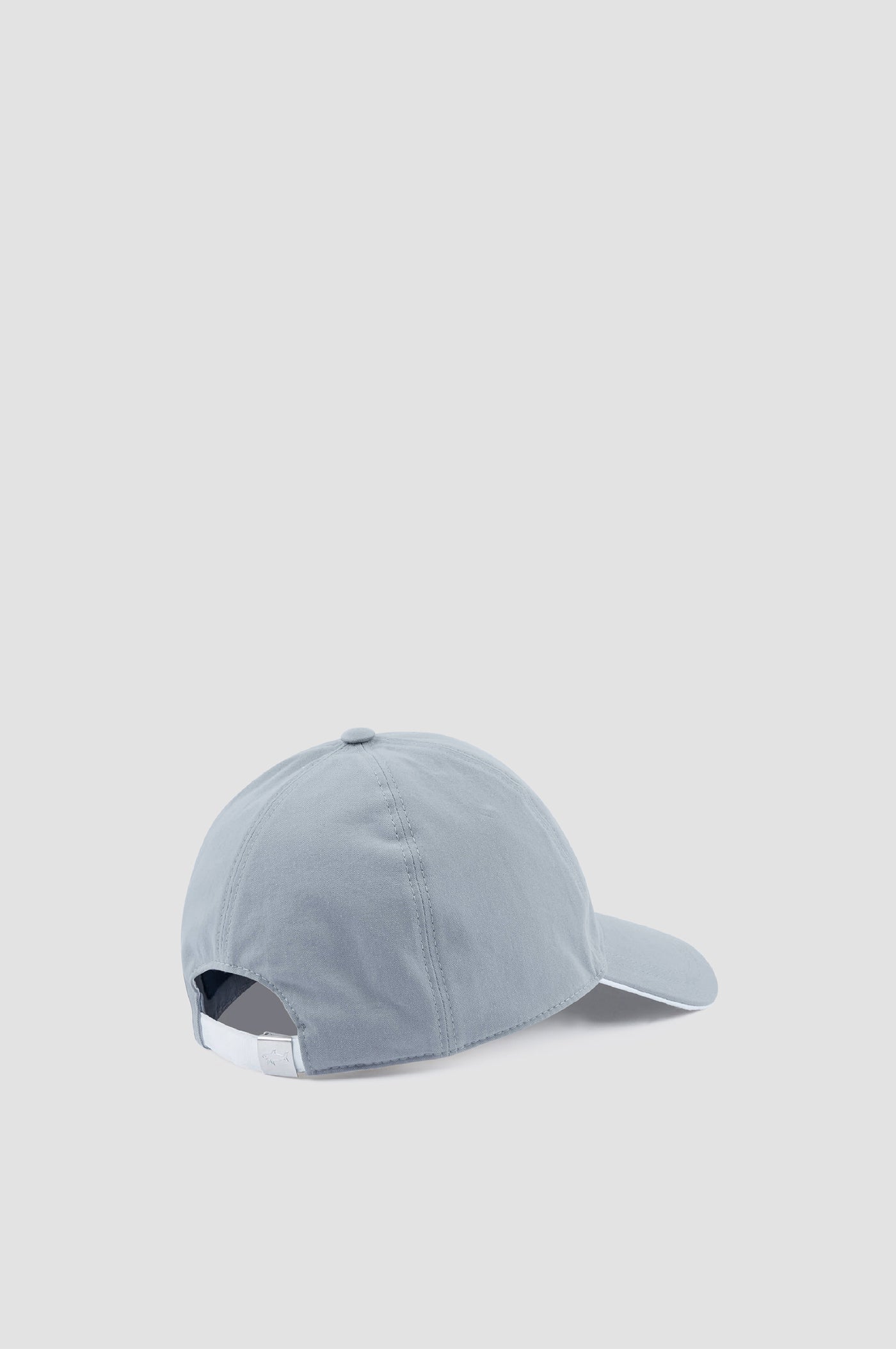 Paul & Shark Cotton Baseball Hat with Shark | Grey