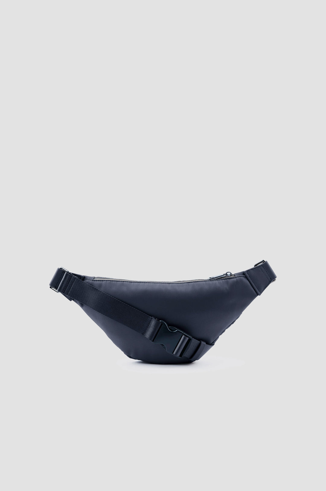 Paul & Shark Nylon Shoulder Bag with Leather Trim | Navy