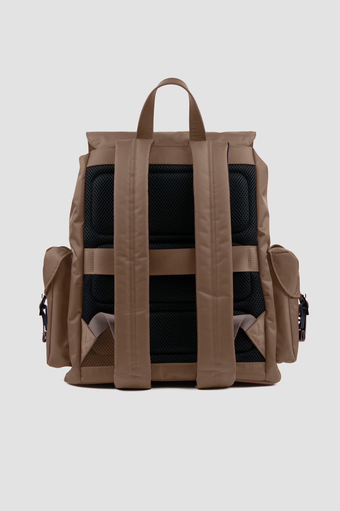Paul & Shark Utility Nylon Bag with Leather Trim | Beige