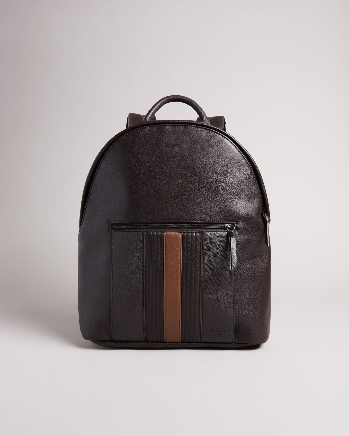 Ted Baker Esentle Striped PU Backpack | Brown Chocolate