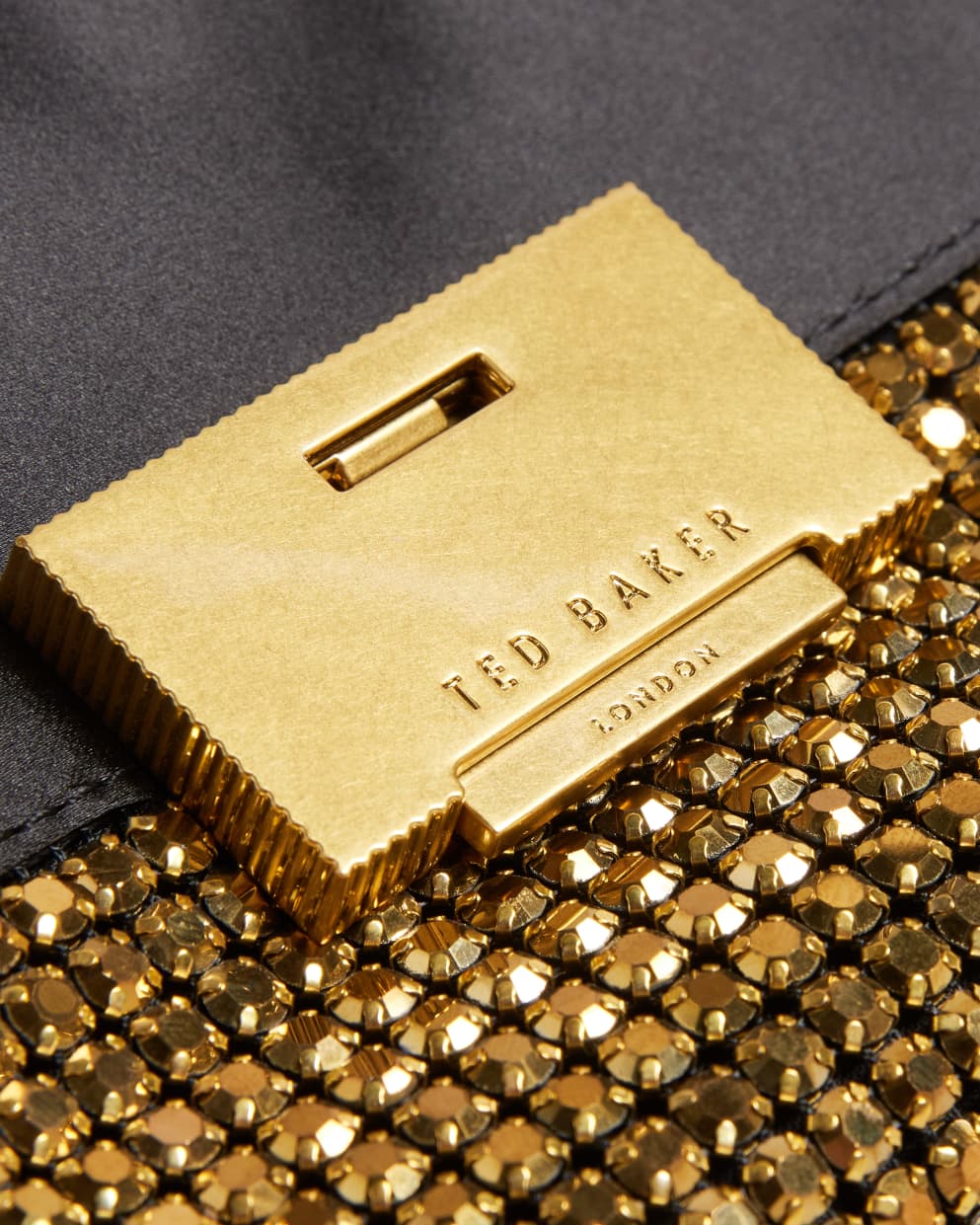 Ted Baker Gliters Crystal Mini Cross Body Bag | Gold
