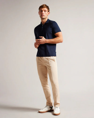 Ted Baker Zeiter Short Sleeve Slim Soft Touch Polo | Navy