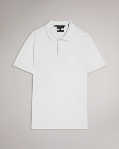 Ted Baker Zeiter Short Sleeve Slim Soft Touch Polo | White