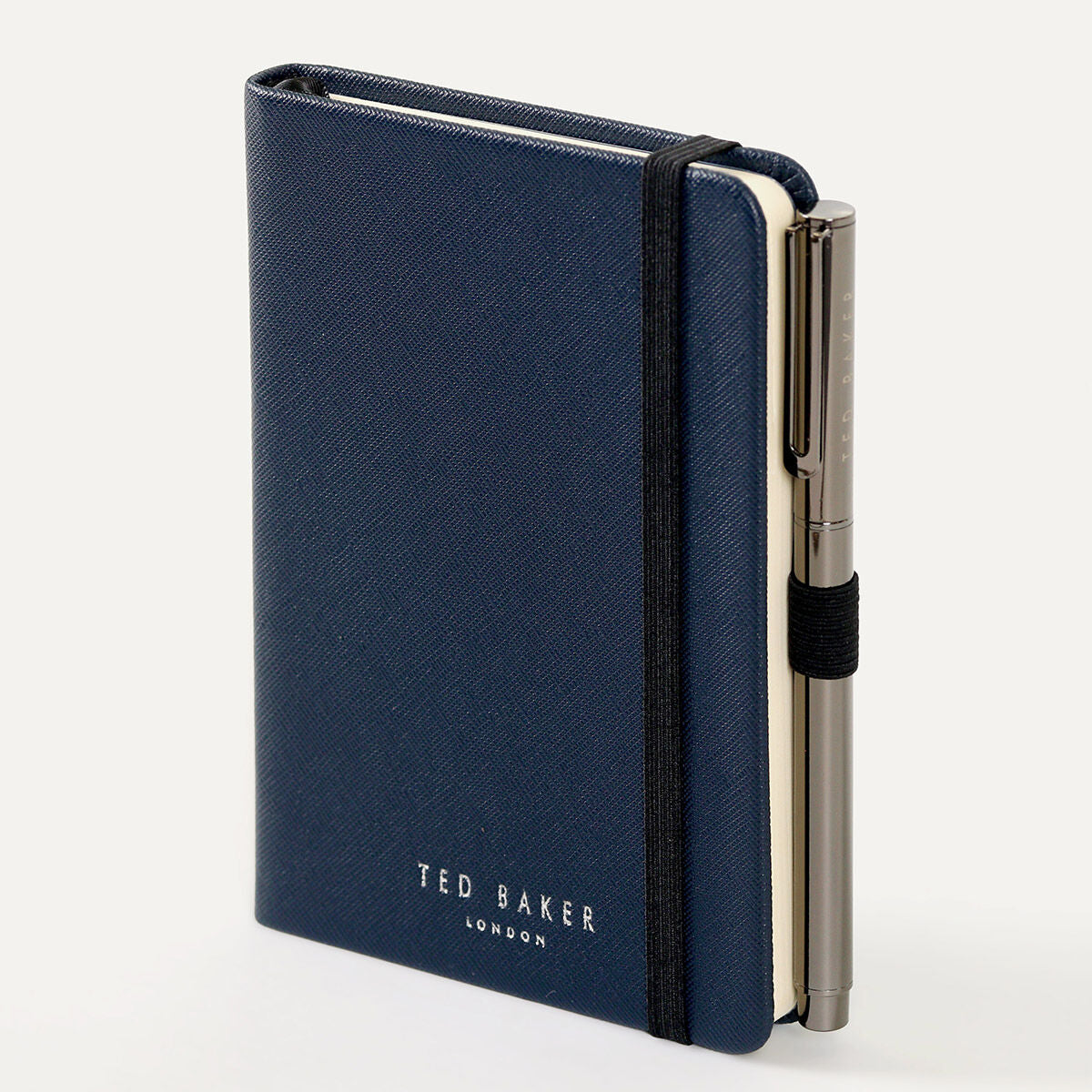 Ted Baker Textured PU A6 Notebook | Navy