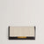 Ted Baker Tasmal Herringbone Canvas Large Detail Purse | Brown Chocolate