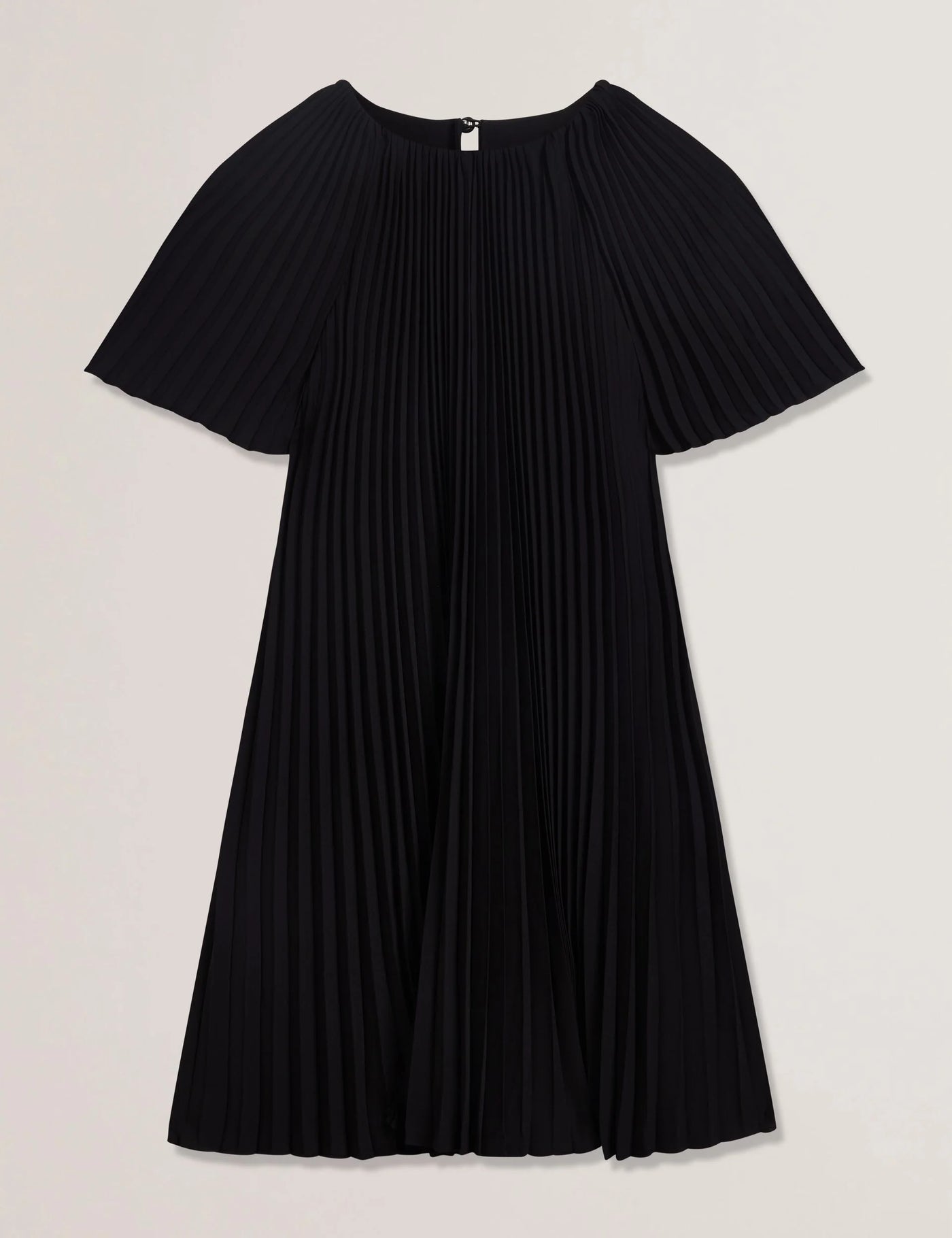 Ted Baker Convala Short Sleeve Pleated Mini Dress | Black