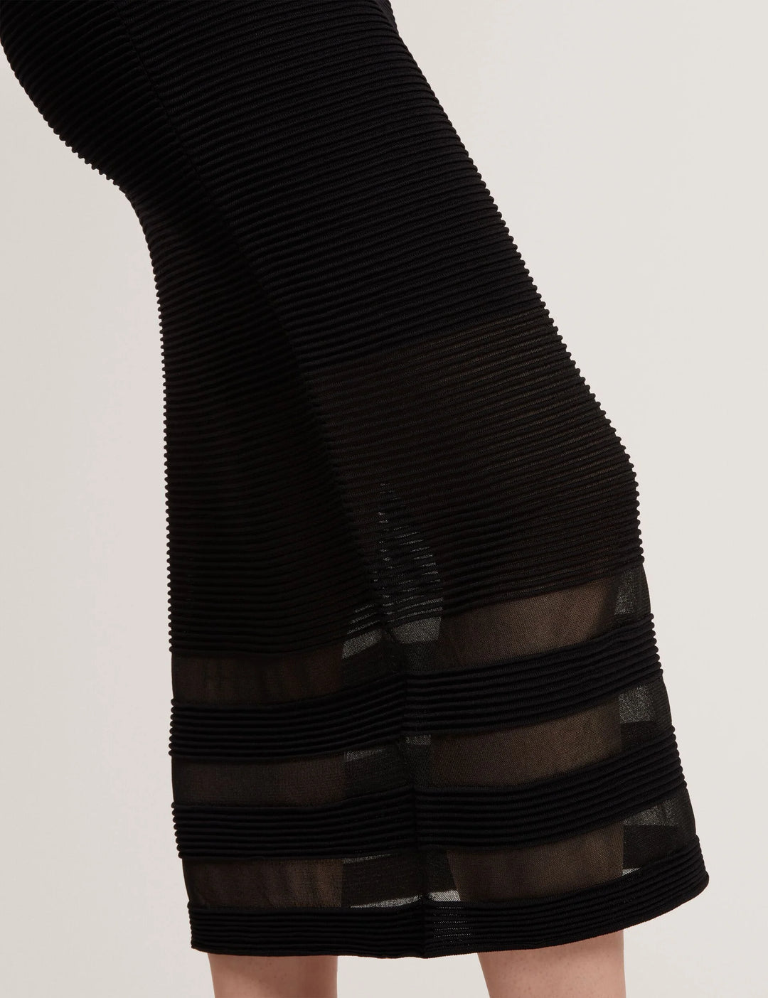 Ted Baker Cairie Knit Pencil Skirt with Invisible Panels | Black