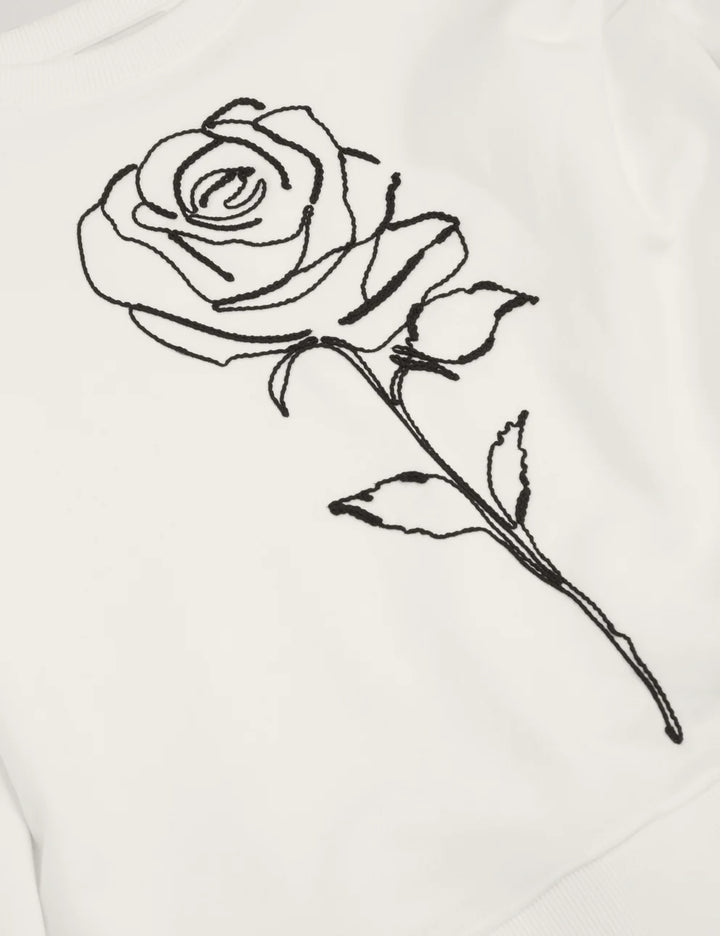 Ted Baker Marssia Printed Sweatshirt | Ivory