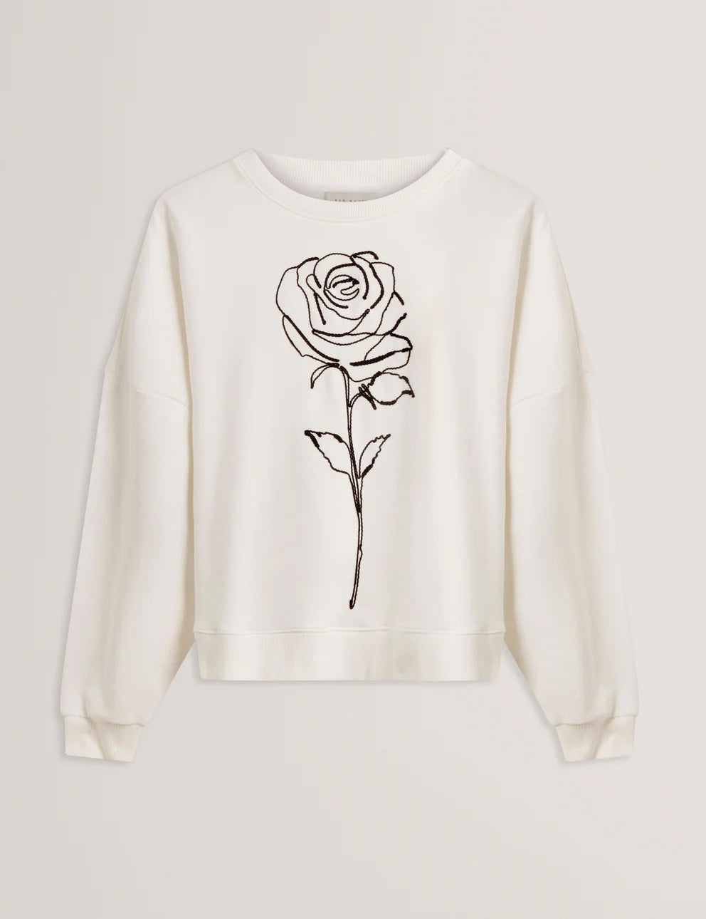 Ted Baker Marssia Printed Sweatshirt | Ivory
