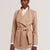Ted Baker Rosess Short Belted Wool Wrap Coat | Camel