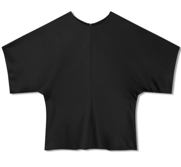 Ted Baker Marada Slouch Sleeve Waisted Top | Black