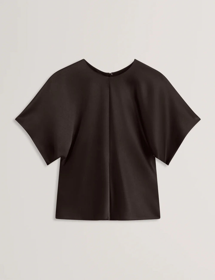 Ted Baker Marada Slouch Sleeve Waisted Top | Black